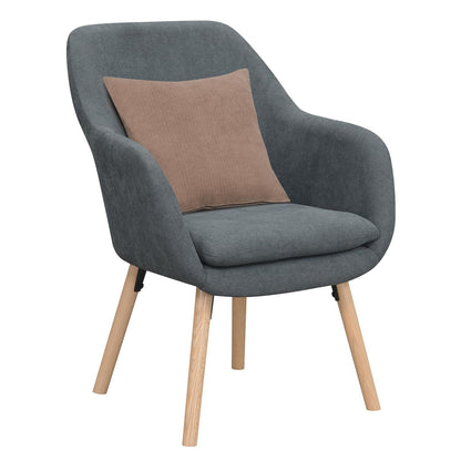 TABLE | CasaFoyer Take a Seat Charlotte Accent Chair | Stylish & Versatile | Solid Red Oak Legs | Linen Fabric | Detachable Foam Cushion | Perfect for Living Room or Office Upgrade | Mix & Match Available | casafoyer.myshopify.com