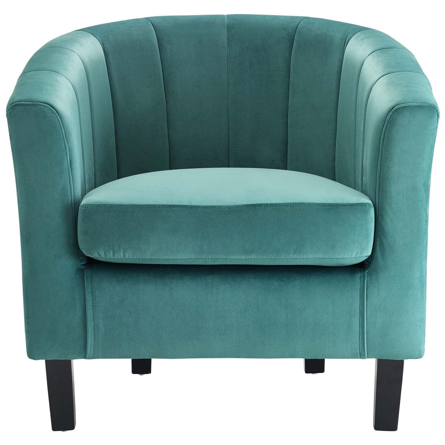 home office desk chairs | CasaFoyer Prospect Performance Velvet Armchair | Stain-Resistant | Channel Tufted | Chesterfield-Inspired Design | Teal | casafoyer.myshopify.com