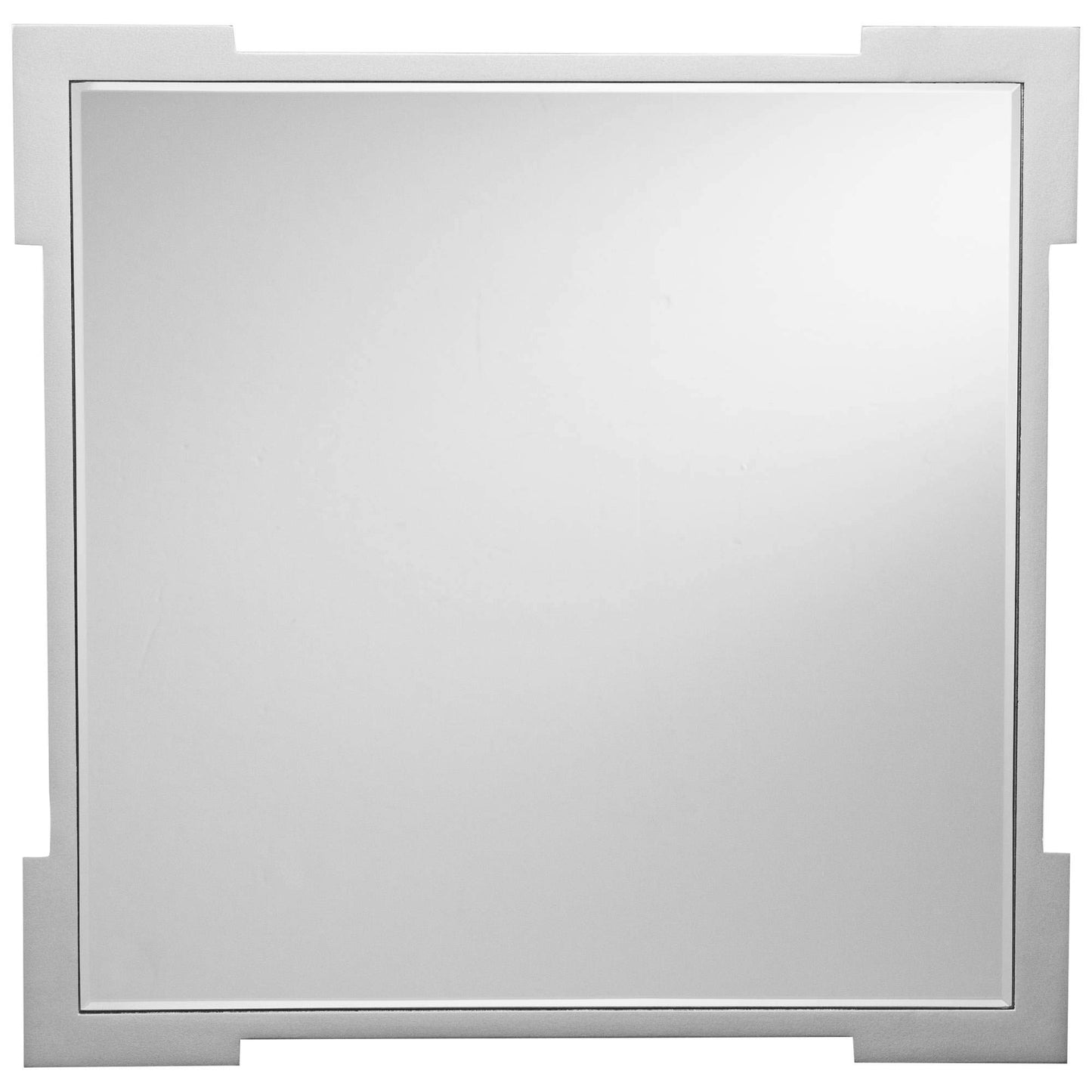 TABLE | Sophisticated End Table | Matte Silver Frame | Mirrored Tiles | Hollywood Glamour | casafoyer.myshopify.com
