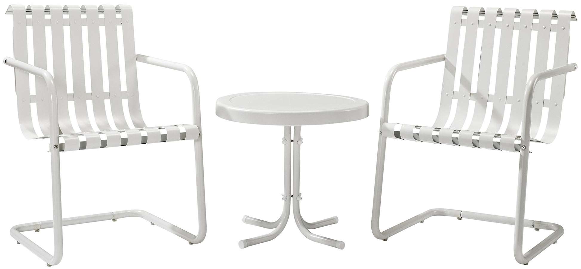 Patio Furniture Sets | CasaFoyer Gracie Conversation Set | Nostalgic 3-Piece Outdoor Seating Ensemble | Aluminum Chairs & Steel Table | Alleviate Stress & Enjoy the Past | casafoyer.myshopify.com