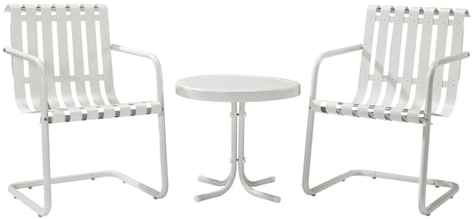 Patio Furniture Sets | CasaFoyer Gracie Conversation Set | Nostalgic 3-Piece Outdoor Seating Ensemble | Aluminum Chairs & Steel Table | Alleviate Stress & Enjoy the Past | casafoyer.myshopify.com