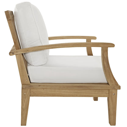 Patio Furniture Sets | Marina Teak Wood Outdoor Patio Furniture Sofa Sectional Set | Luxury, Durable, All-Weather | Includes 2 Armchairs | casafoyer.myshopify.com