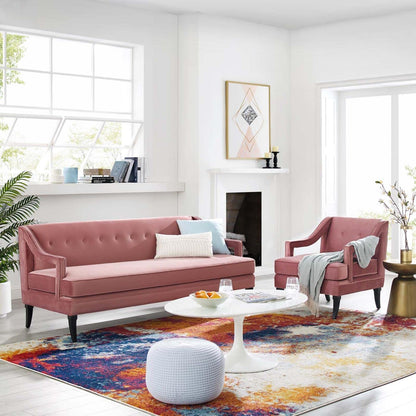 kitchen and dining room sets | CasaFoyer Concur Performance Velvet Living Room Set | Sleek Design | Stain-Resistant Velvet Upholstery | Armchair & Sofa with Plush Cushions | Machine Washable Cover | Birch Wood Legs | casafoyer.myshopify.com