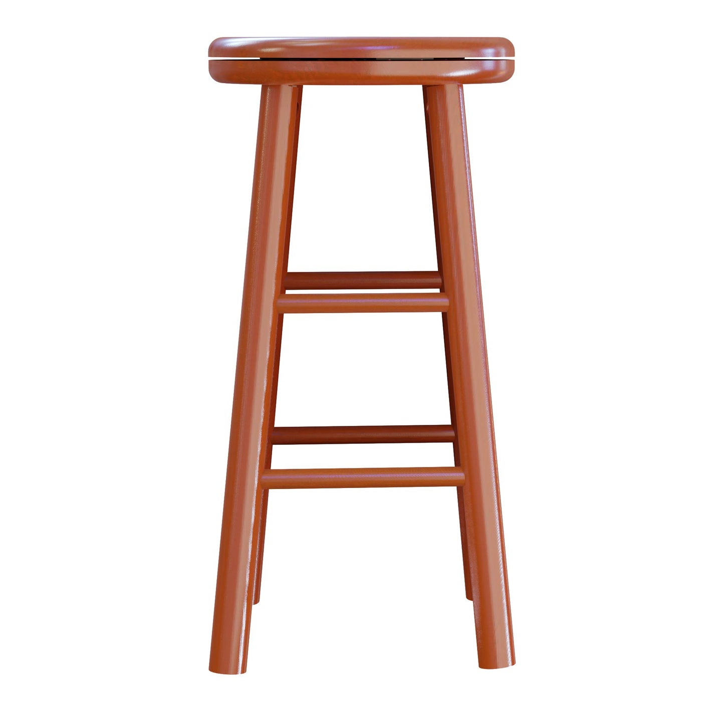 barstools | CasaFoyer  Wood Oakley Swivel Counter Stools | Soft Cherry Finish | Beveled Seats | 25.28H | 220lbs Capacity | 360 Swivel | No Assembly Required | casafoyer.myshopify.com
