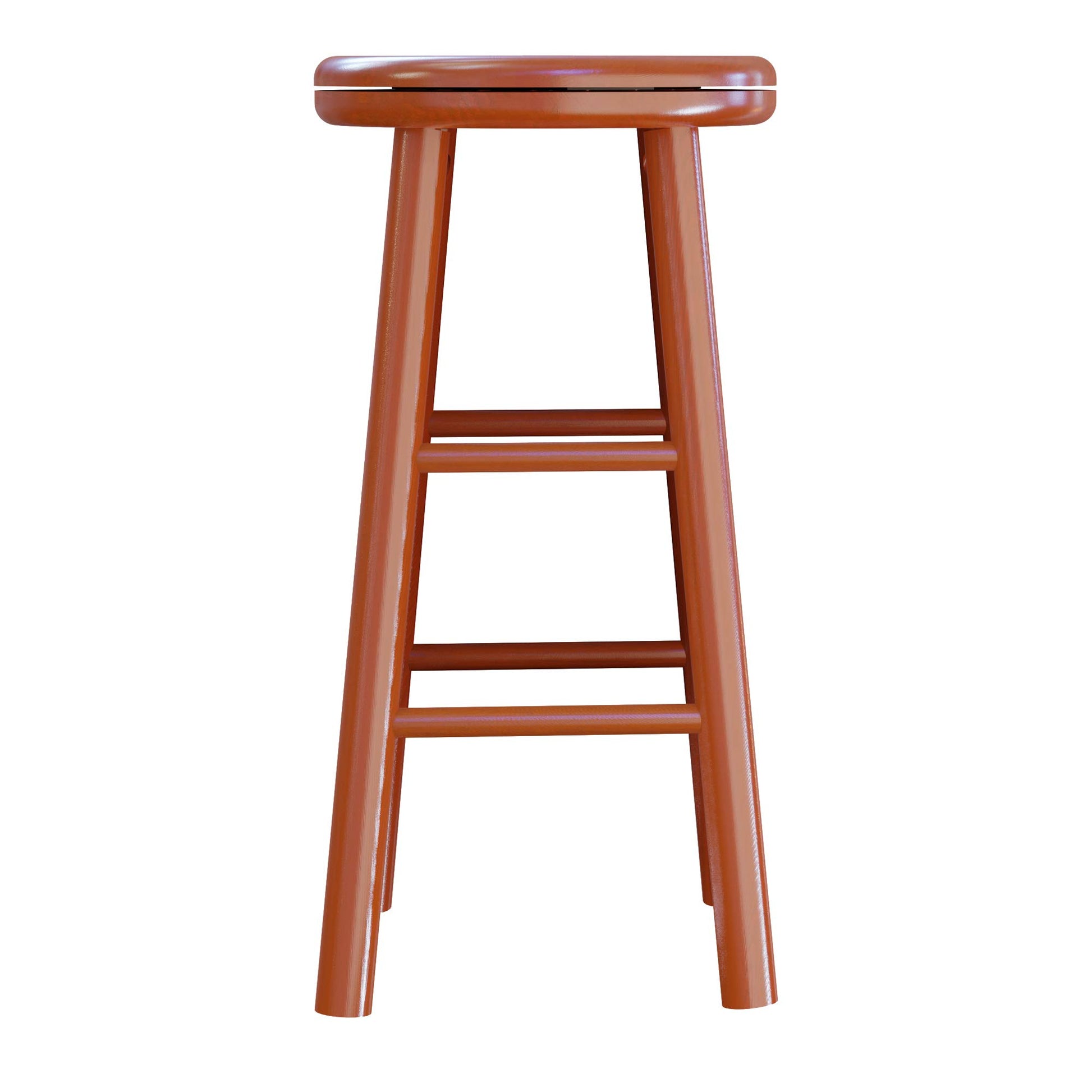 barstools | CasaFoyer  Wood Oakley Swivel Counter Stools | Soft Cherry Finish | Beveled Seats | 25.28H | 220lbs Capacity | 360 Swivel | No Assembly Required | casafoyer.myshopify.com