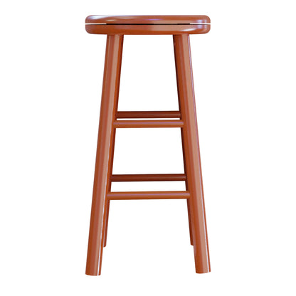 barstools | CasaFoyer  Wood Oakley Swivel Counter Stools | Soft Cherry Finish | Beveled Seats | 25.28H | 220lbs Capacity | 360 Swivel | No Assembly Required | casafoyer.myshopify.com