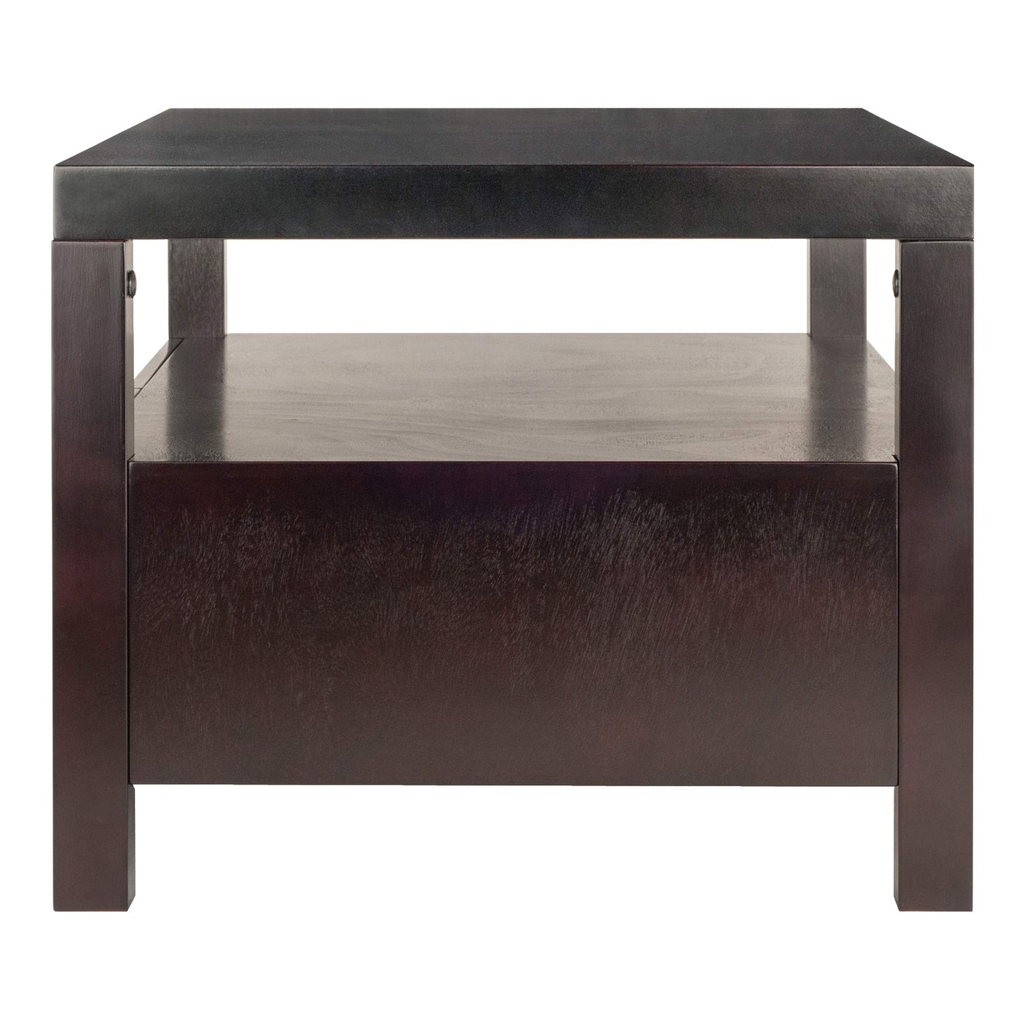 TABLE | Ergode Copenhagen Coffee Table | Ample Storage | Scandinavian Design | Solid Wood | Espresso Finish | Assembly Required | 40W x 23D x 18.25H | casafoyer.myshopify.com
