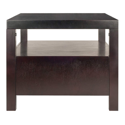 TABLE | Ergode Copenhagen Coffee Table | Ample Storage | Scandinavian Design | Solid Wood | Espresso Finish | Assembly Required | 40W x 23D x 18.25H | casafoyer.myshopify.com
