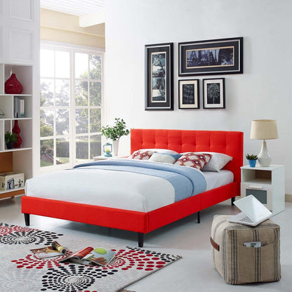 bed frames | CasaFoyer Linnea Platform Bed | Elegant Upholstered Full Bed Frame | Tufted Headboard | Solid Wood Legs | Slatted Support System | Fits Memory Foam, Spring, Latex, Hybrid Mattresses | Chic-Luxe Bedroom Update | Weight Capacity 1300 lbs | casafoyer.myshopify.com
