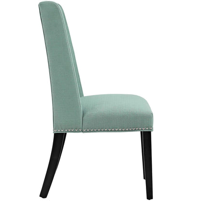 home office desk chairs | CasaFoyer Baron Dining Chair Set of 4 | Opulent Upholstered Seats | Nailhead Trim | Solid Wood Frame | Non-Marking Foot Glides | Perfect for Contemporary Dining | casafoyer.myshopify.com