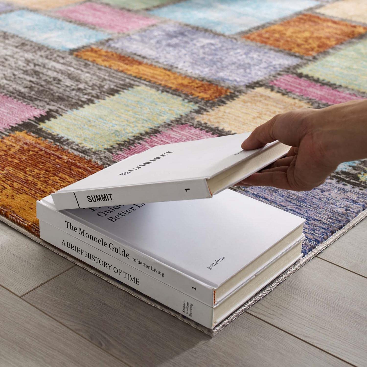 area rugs | CasaFoyer Nyssa Abstract Geometric Mosaic Area Rug | Stylish Modern Design | Durable & Soft Machine-Woven Polypropylene | Stain Resistant | Non-Shedding | 5x8 Size | casafoyer.myshopify.com