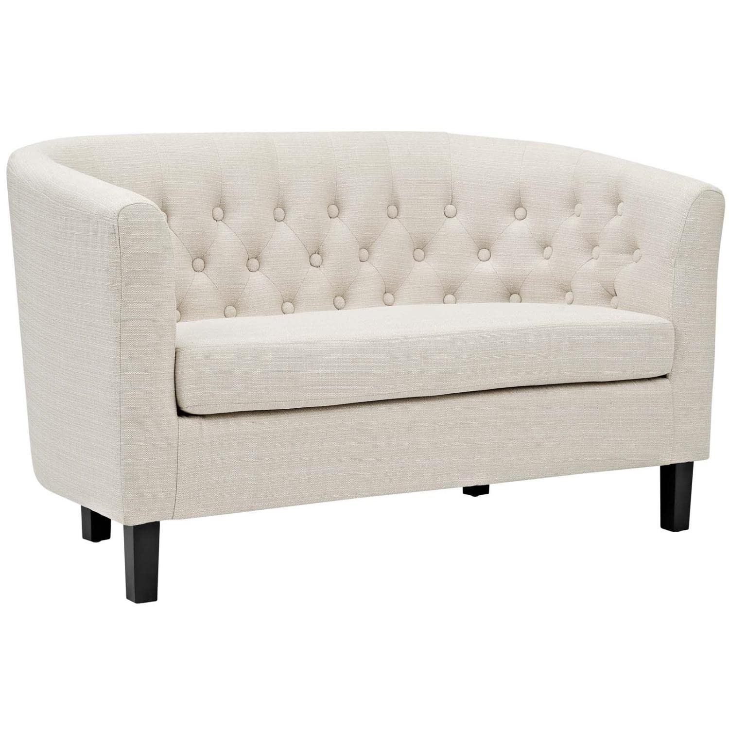 kitchen and dining room sets | CasaFoyer Prospect Button Tufted Upholstered Fabric Sofa Furniture Set | Luxury & Elegance | Classic Design with Modern Twist | Includes Loveseat & Armchairs | Sturdy Wood Construction | Espresso Stained Legs | Non-Marking Foot Caps | Beige | casafoyer.myshopify.com
