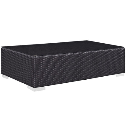 Patio Furniture Sets | Convene Outdoor Sectional Series | Durable Rattan Coffee Table | Patio, Backyard, Poolside Gathering | Seamless & Stylish Outdoor Experience | casafoyer.myshopify.com