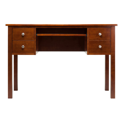 home office desks | Ergode Emmett Writing Desk | Distinctive Design | Versatile Functionality | Ample Storage | Keyboard Tray | File Drawer | 2 Additional Drawers | casafoyer.myshopify.com