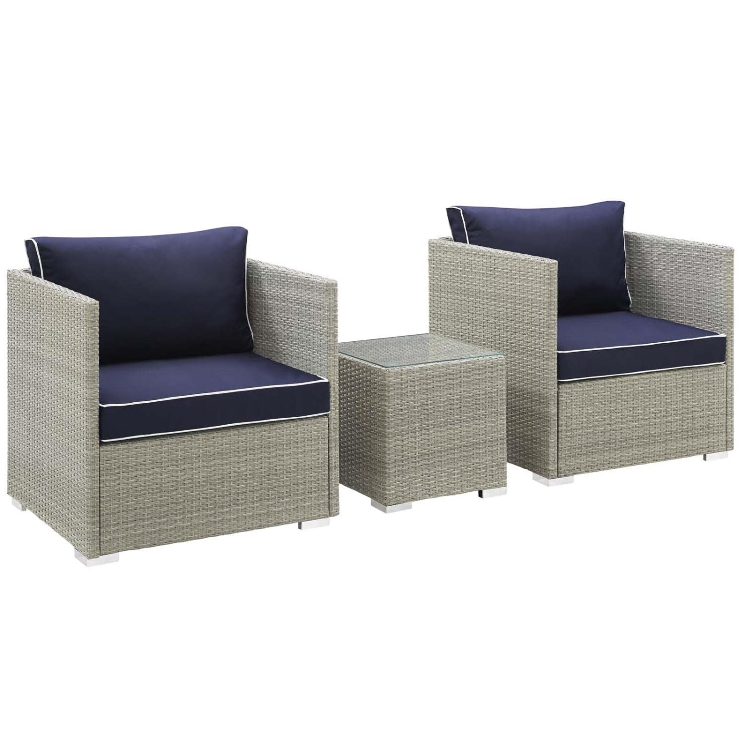 executive chairs | CasaFoyer Marina Teak Wood Outdoor Patio Furniture Sofa Sectional Set | Luxury | Durable | All-Weather Cushions | Contemporary Design | casafoyer.myshopify.com