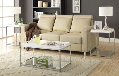 TABLE | Ergode Palm Beach Console Table | Urban Aesthetics | Versatile Functionality | Removable Trays | Clear Glass Top | casafoyer.myshopify.com