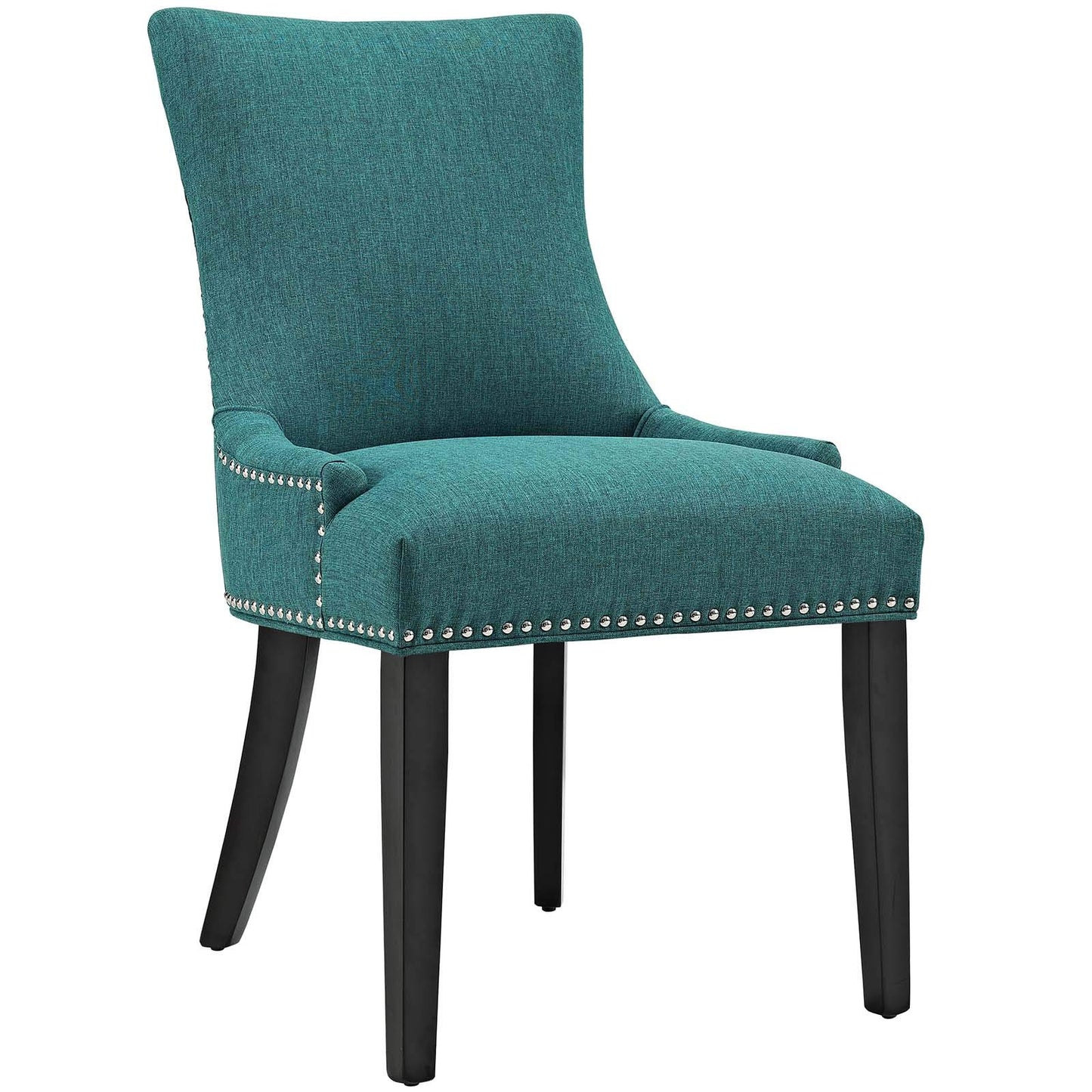 home office desk chairs | CasaFoyer Sophisticated Marquis Dining Side Chair Set of 4 | Elegant Hourglass Back | Nailhead Trim | Non-Marking Foot Caps | Tapered Wood Legs | Premium Polyester Fabric | Modern & Traditional Dining Rooms | casafoyer.myshopify.com