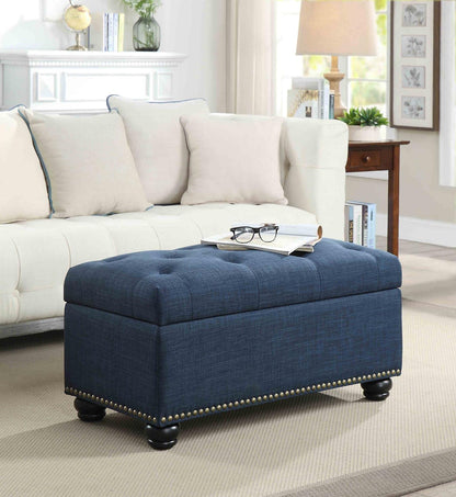 Ottoman | Designs4Comfort 7th Avenue Storage Ottoman | Nailhead Trim | Stylish Bench & Versatile Storage | Lift-Up Lid | Perfect Home Decor Revitalizer | casafoyer.myshopify.com