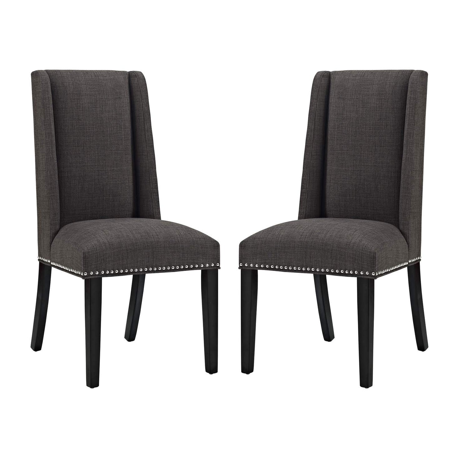 home office desk chairs | CasaFoyer Baron Dining Chair Set of 2 | Opulent Opulence with Nailhead Trim, Foam Padding, and Solid Wood Frame | Elegant and Sophisticated Design | Ideal for Contemporary Homes | casafoyer.myshopify.com