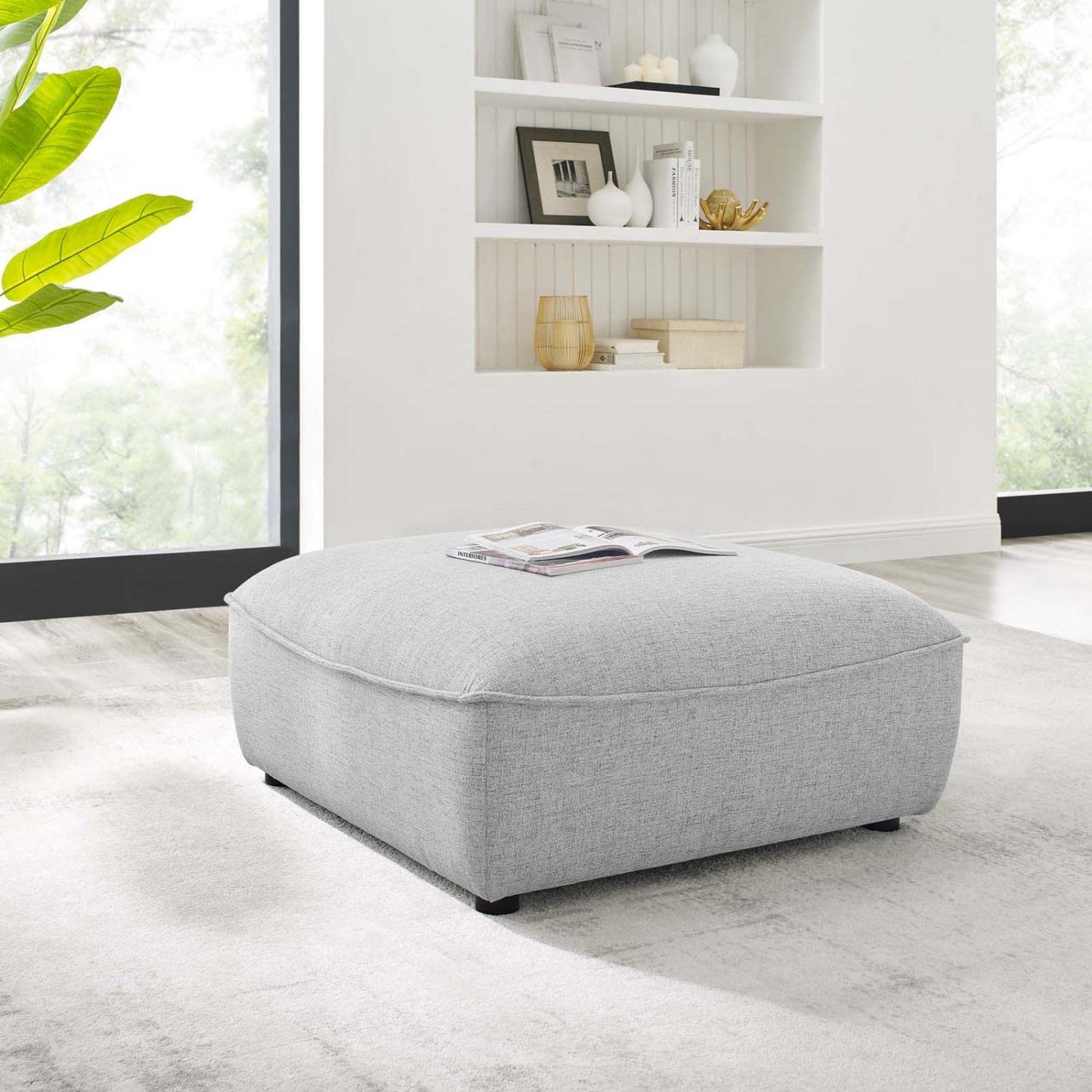kitchen and dining room sets | CasaFoyer Comprise Upholstered Sectional Sofa Ottoman | Ultimate Comfort & Style | French Piping | Dense Foam Padding | Polyester Upholstery | Solid Wood & Plywood Construction | Sturdy Rubberwood Legs | 400 lbs Weight Capacity | casafoyer.myshopify.com