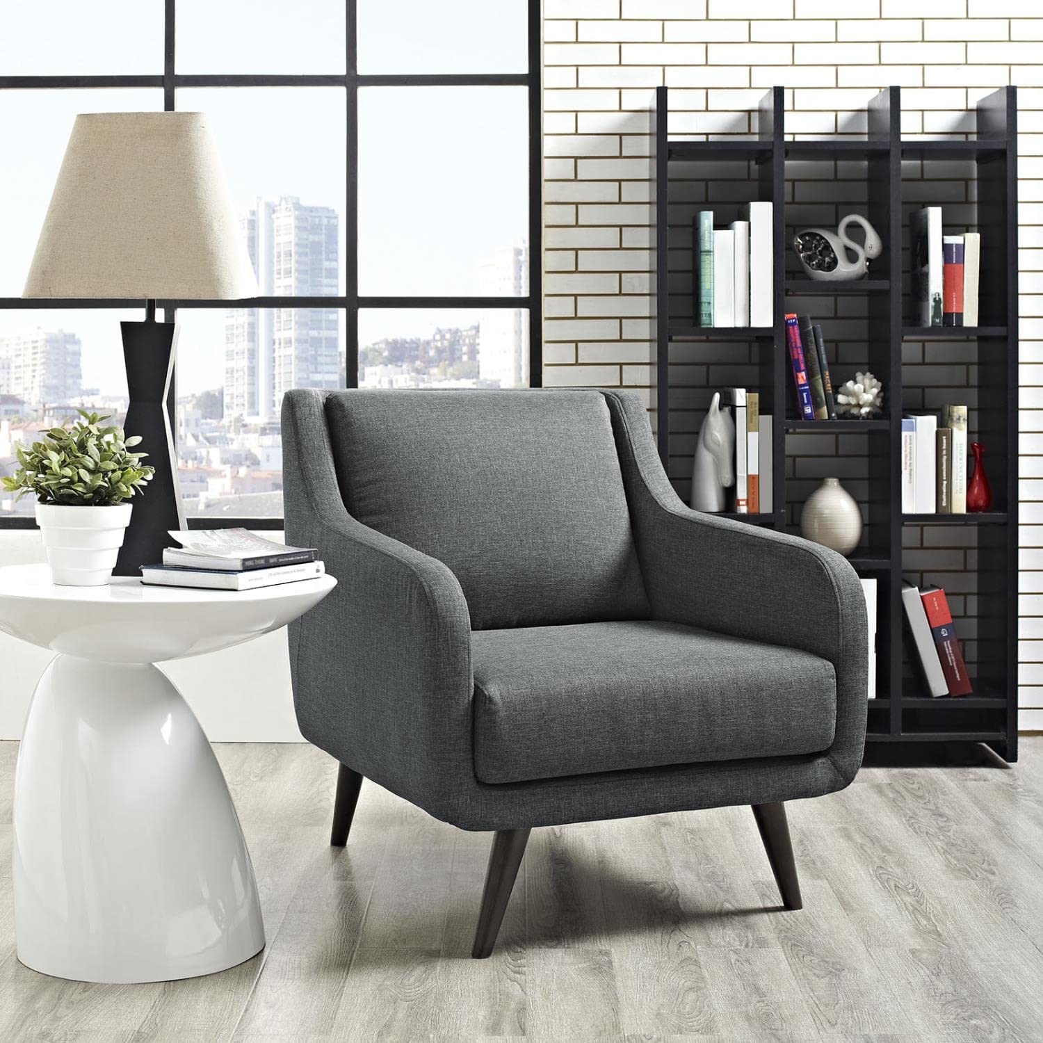 home office desk chairs | CasaFoyer Verve Mid-Century Armchair | Captivating & Vibrant Design | Espresso Stained Wood Legs | Dense Foam Cushioning | Ideal for Living Rooms & Lounge Spaces | casafoyer.myshopify.com