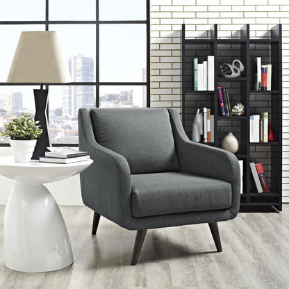 home office desk chairs | CasaFoyer Verve Mid-Century Armchair | Captivating & Vibrant Design | Espresso Stained Wood Legs | Dense Foam Cushioning | Ideal for Living Rooms & Lounge Spaces | casafoyer.myshopify.com