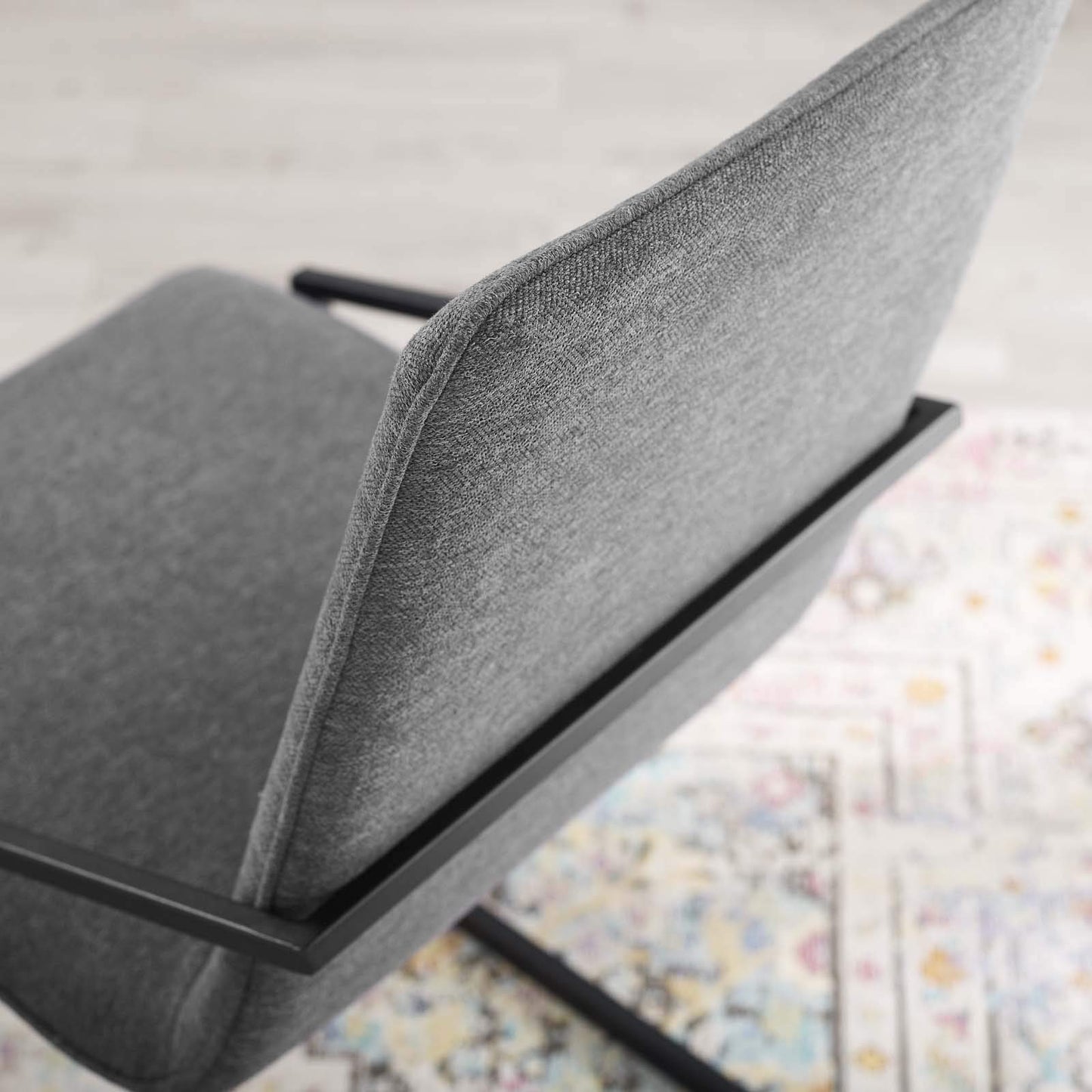 home office desk chairs | CasaFoyer Pitch Performance Fabric Dining Armchair | Black Stainless Steel Frame | Foam Padded Seat | Elegant & Durable | 330 lbs Weight Capacity | casafoyer.myshopify.com