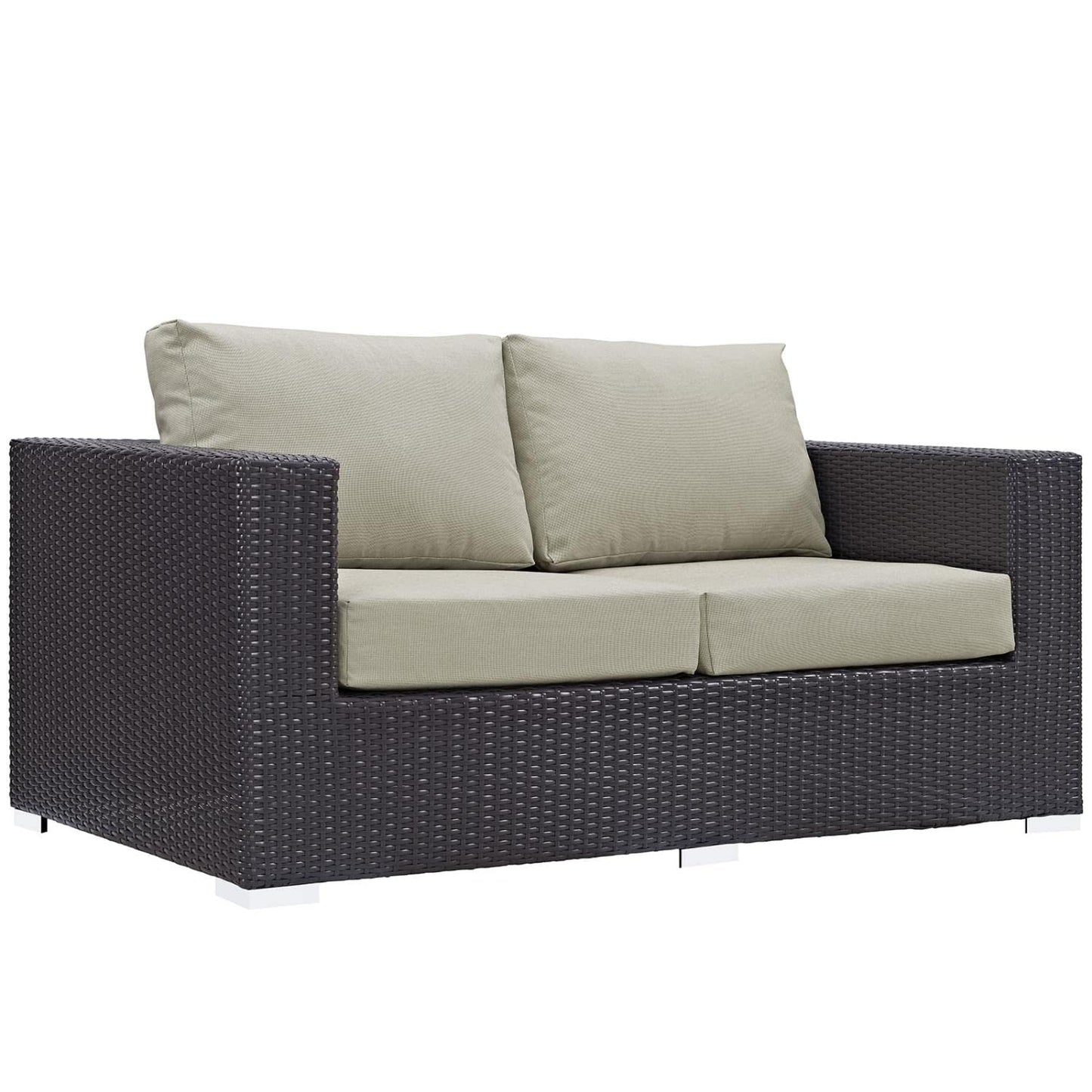 kitchen and dining room sets | CasaFoyer Convene Outdoor Sectional Set | Synthetic Rattan | Aluminum Frame | All-Weather Cushions | 8 Piece Patio Sofa Set | casafoyer.myshopify.com