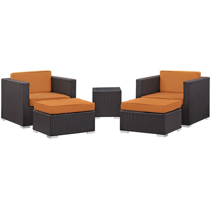 kitchen and dining room sets | CasaFoyer Convene Outdoor Sectional Set | Synthetic Rattan | Aluminum Frame | All-Weather Cushions | Patio, Backyard, Poolside Gathering | casafoyer.myshopify.com