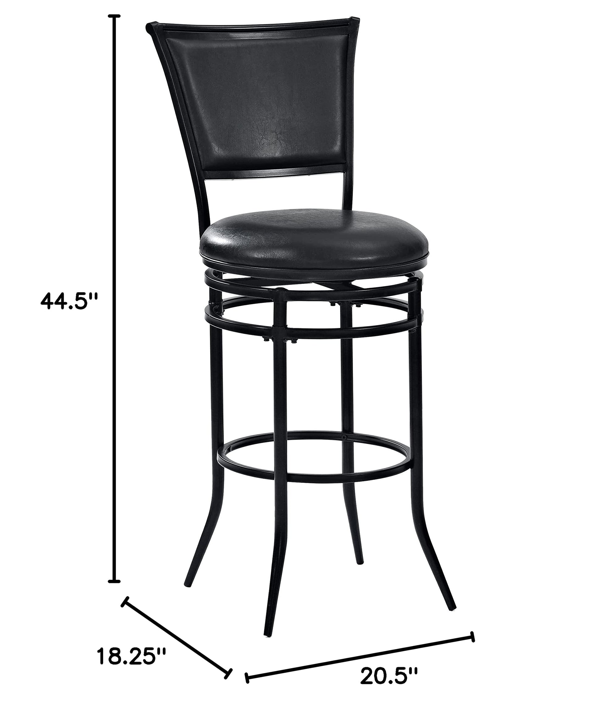 STOOL_SEATING | CasaFoyer Furniture | Rachel Swivel Bar Stool | Upholstered Seat Cushion | Modern Design | Steel Construction | casafoyer.myshopify.com