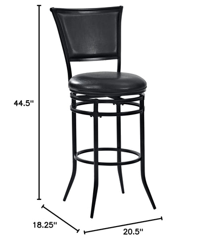 STOOL_SEATING | CasaFoyer Furniture | Rachel Swivel Bar Stool | Upholstered Seat Cushion | Modern Design | Steel Construction | casafoyer.myshopify.com