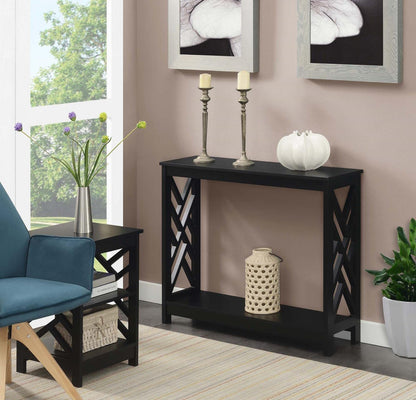 TABLE | Ergode Titan Console Table with Shelf | Transitional Style | Sleek Design | Ample Storage | Durable MDF | Non-Toxic Paint | Versatile Placement | Titan Collection | casafoyer.myshopify.com