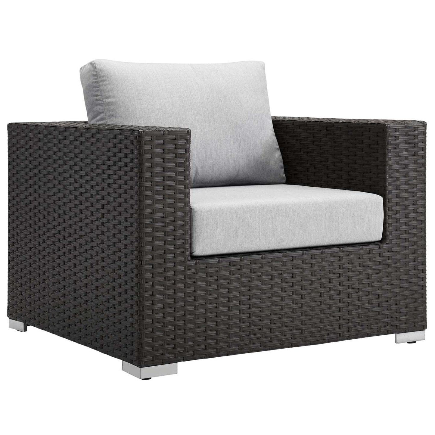 Patio Furniture Sets | Sojourn Outdoor Patio Arm Chair | Sturdy & Versatile | Sunbrella Cushions | UV Resistant | Powder-Coated Aluminum Frame | casafoyer.myshopify.com