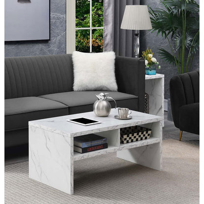 TABLE | Ergode Northfield Admiral Deluxe Coffee Table | Sleek & Minimalistic Design | Spacious Surface Top | Abundant Display & Storage Space | Durable Materials | Contemporary Collection | casafoyer.myshopify.com