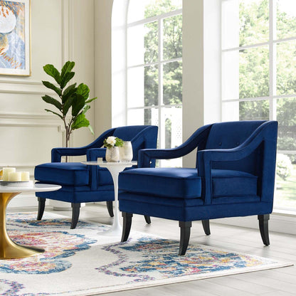 kitchen and dining room sets | CasaFoyer Concur Performance Velvet Armchair Set of 2 | Sleek Design | Stain-Resistant Velvet | Comfortable Cushion | Machine Washable Cover | casafoyer.myshopify.com