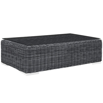 kitchen and dining room sets | CasaFoyer Summon Outdoor Patio Sectional Sofa Set | Two-Tone Rattan | Sunbrella Cushions | UV Protection | Aluminum Frame | Modern Design | Coffee Table | 7 Piece Set | casafoyer.myshopify.com