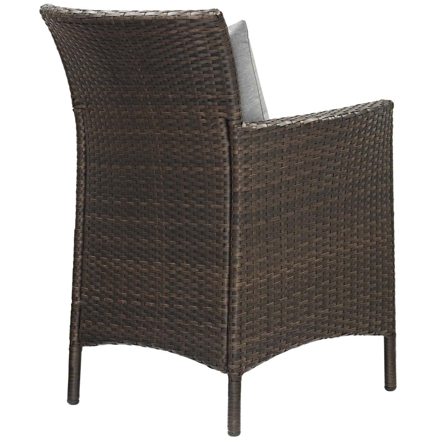 kitchen and dining room sets | CasaFoyer Conduit 7 Piece Outdoor Patio Dining Set | Transitional Style | Modern Flair | Durable Aluminum Frame | UV-Resistant Wicker Rattan | Comfortable Cushions | Tempered Glass Tabletop | casafoyer.myshopify.com
