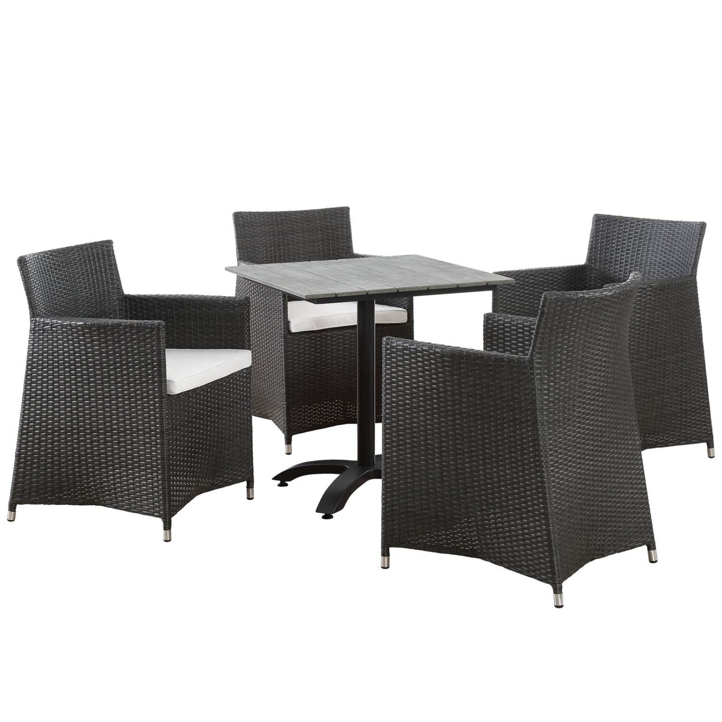 kitchen and dining room sets | CasaFoyer Junction Outdoor Patio Dining Furniture Set | Stylish, Durable, and Easy to Maintain | Includes 4 Armchairs and 1 Dining Table | Perfect for Modern Outdoor Spaces | casafoyer.myshopify.com