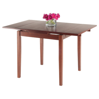 TABLE | CasaFoyer  Wood Pulman Extension Table | Practical & Space-Saving | Walnut Finish | Extends to 48 | Accommodates 4 Guests | Easy Assembly | casafoyer.myshopify.com