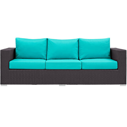 sofas | CasaFoyer Convene Outdoor Sectional Sofa | Durable Rattan Weave | Weather-Resistant Cushions | Ideal for Patio, Backyard, Poolside Gathering | casafoyer.myshopify.com