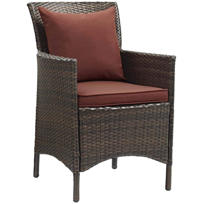 kitchen and dining room sets | CasaFoyer Conduit Outdoor Patio Dining Collection | 5 Piece Set | Aluminum Frame | UV-Resistant Wicker Rattan | Waterproof Cushions | All-Weather Design | casafoyer.myshopify.com