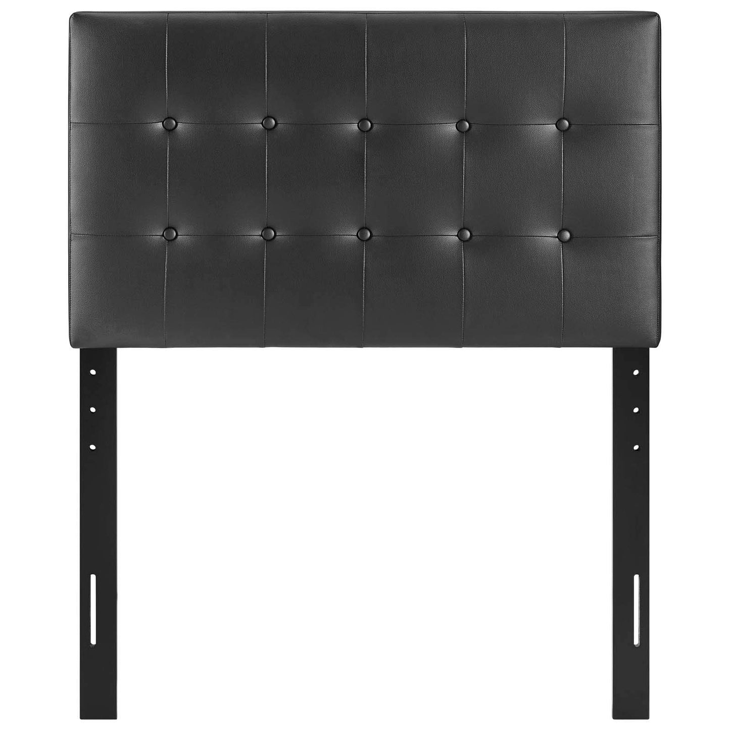 headboards | CasaFoyer  Emily Button Tufted Faux Leather Upholstered Twin Headboard | Sophisticated & Elegant Bedroom Decor | Durable Construction | Lightweight & Long-lasting | Set includes 1 Emily Twin Headboard | casafoyer.myshopify.com