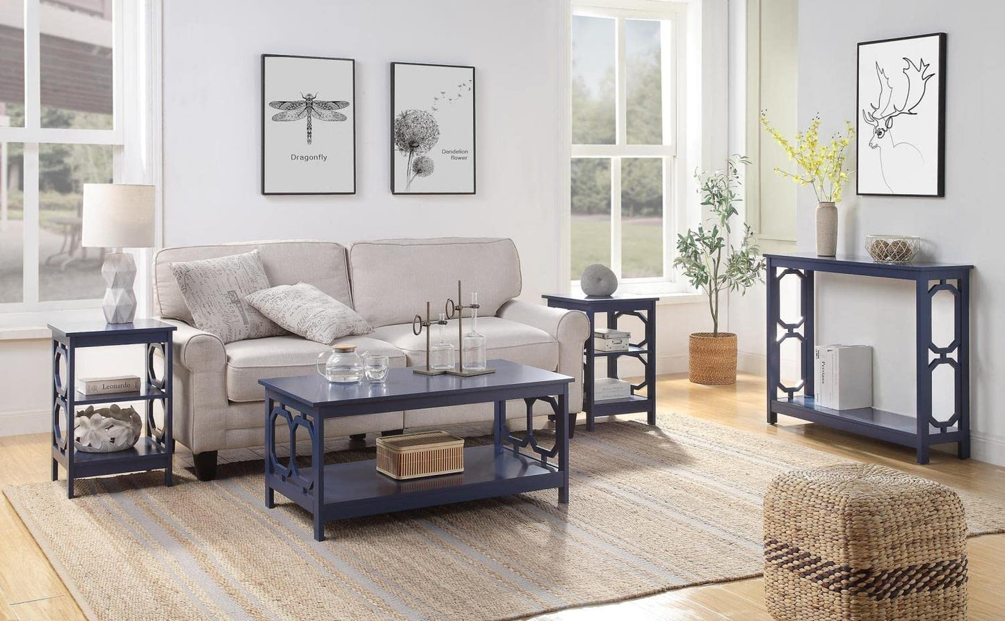 TABLE | Ergode Omega Console Table with Shelf | Sleek & Contemporary Design | Ample Display Space | Easy to Maintain | Hidden Storage | Easy Assembly | casafoyer.myshopify.com