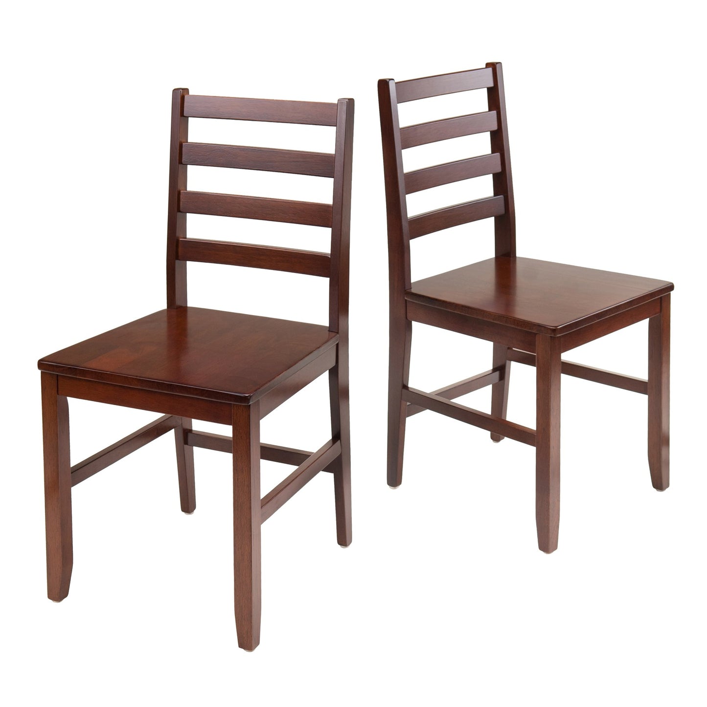 childrens table and chair sets | CasaFoyer 3-Pc Kingsgate Dining Table Set | 2 Hamilton Ladder Back Chairs | Real Wood, Walnut Finish | Compact & Functional | Assembly Required | casafoyer.myshopify.com