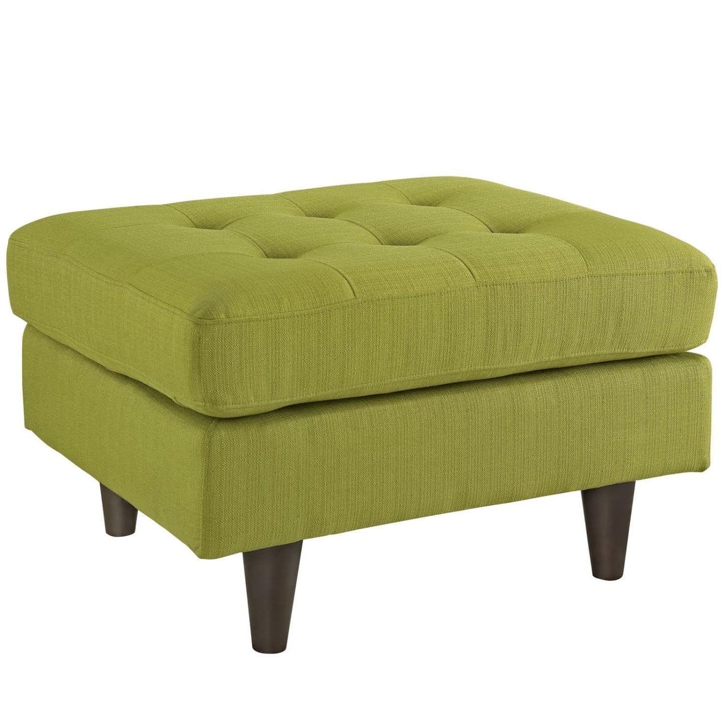 ottomans | CasaFoyer Empress Mid-Century Style Ottoman | Plush Foam Padding | Stained Hardwood Legs | Upholstered Fabric | Calming & Relaxing Atmosphere | casafoyer.myshopify.com