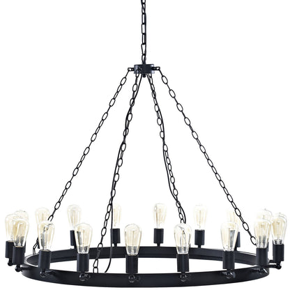 Dining Table | Teleport Chandelier Series | Mesmerizing Immersive Lighting | Adjustable Bulb Holders | Ideal for Dining Area | Includes 1 Chandelier | casafoyer.myshopify.com