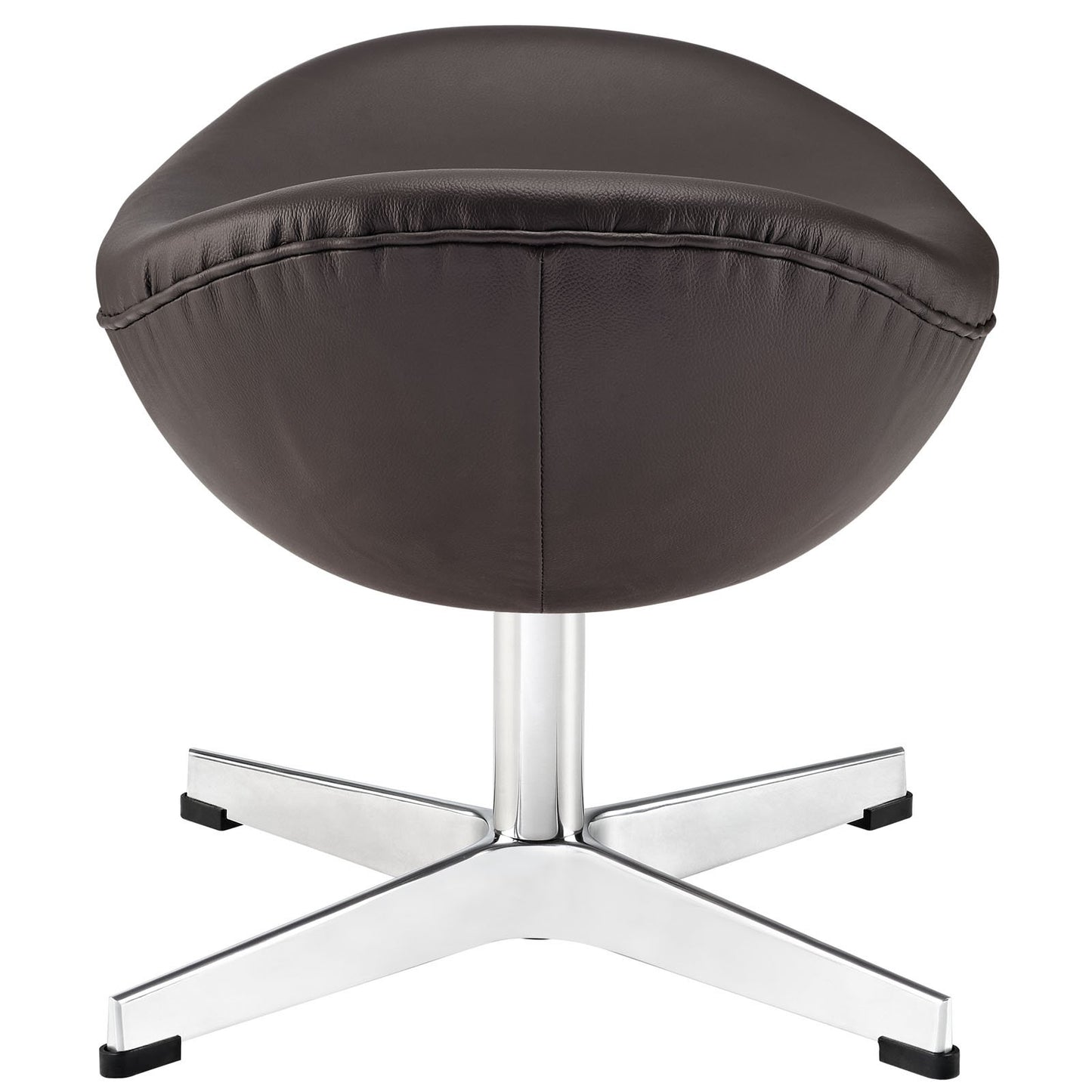 ottomans | CasaFoyer Glove Ottoman in Leather | Flawless Balance & Elegance | Genuine Leather | Wing Tips | Amorphous Shape | High Design Standards | Style & Comfort | Brown | casafoyer.myshopify.com