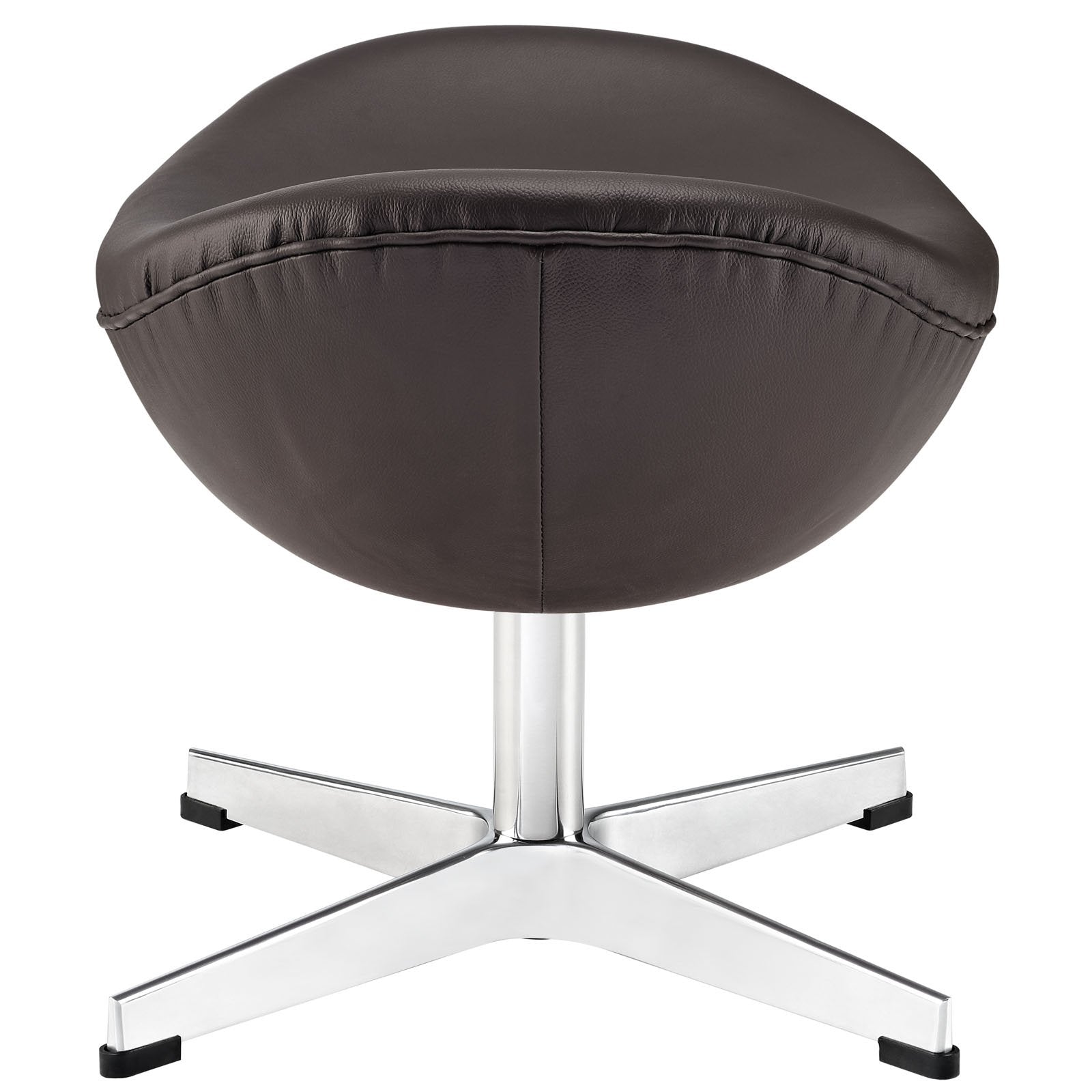 ottomans | CasaFoyer Glove Ottoman in Leather | Flawless Balance & Elegance | Genuine Leather | Wing Tips | Amorphous Shape | High Design Standards | Style & Comfort | Brown | casafoyer.myshopify.com