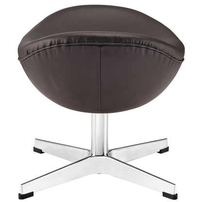 ottomans | CasaFoyer Glove Ottoman in Leather | Flawless Balance & Elegance | Genuine Leather | Wing Tips | Amorphous Shape | High Design Standards | Style & Comfort | Brown | casafoyer.myshopify.com