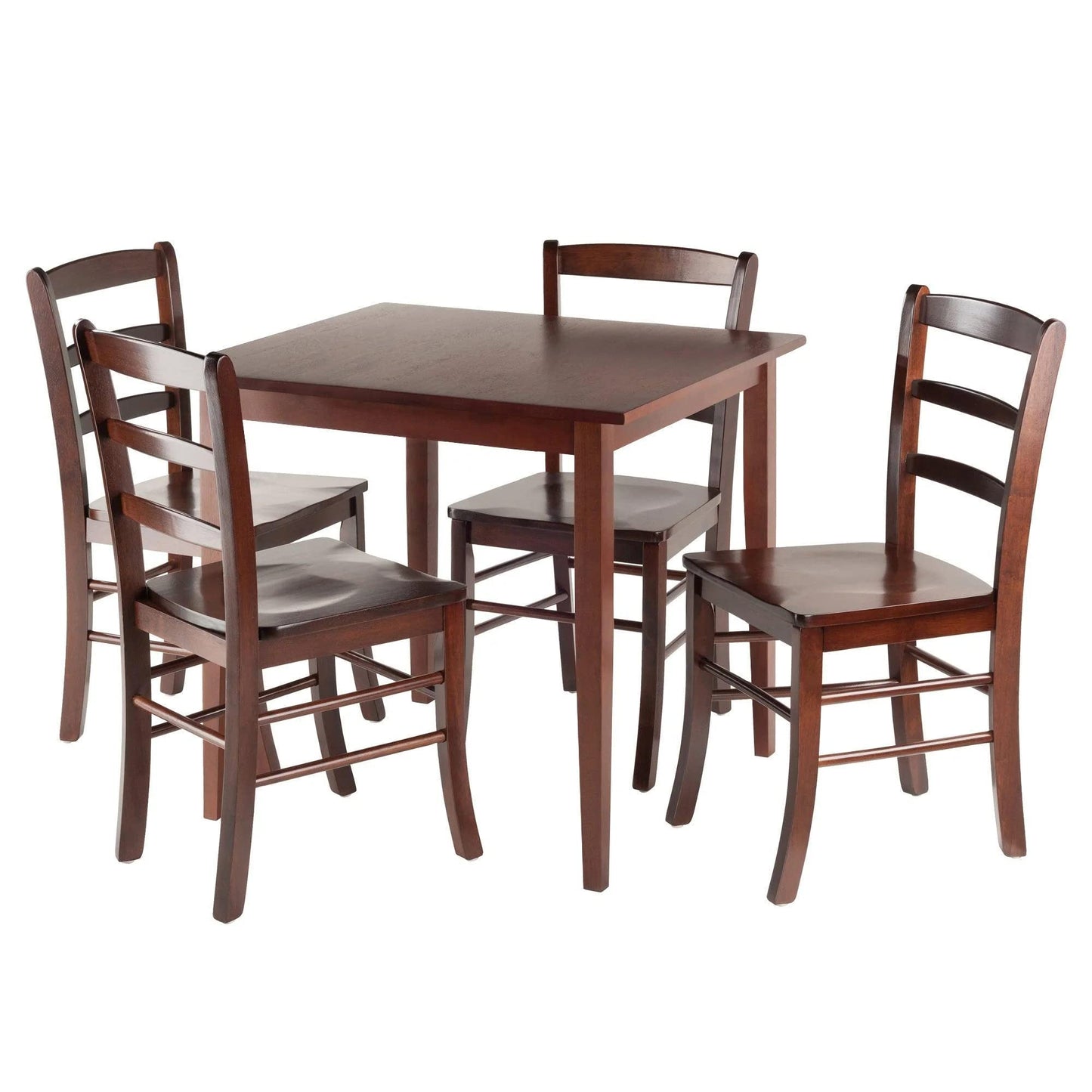 childrens table and chair sets | CasaFoyer Luxurious Dining Set | Antique Walnut Finish | Shaker-Style Design | Ideal for Kitchen or Small Dining Rooms | 29.53 W x 29.53 D x 29.13 H | 29.45 lbs | casafoyer.myshopify.com